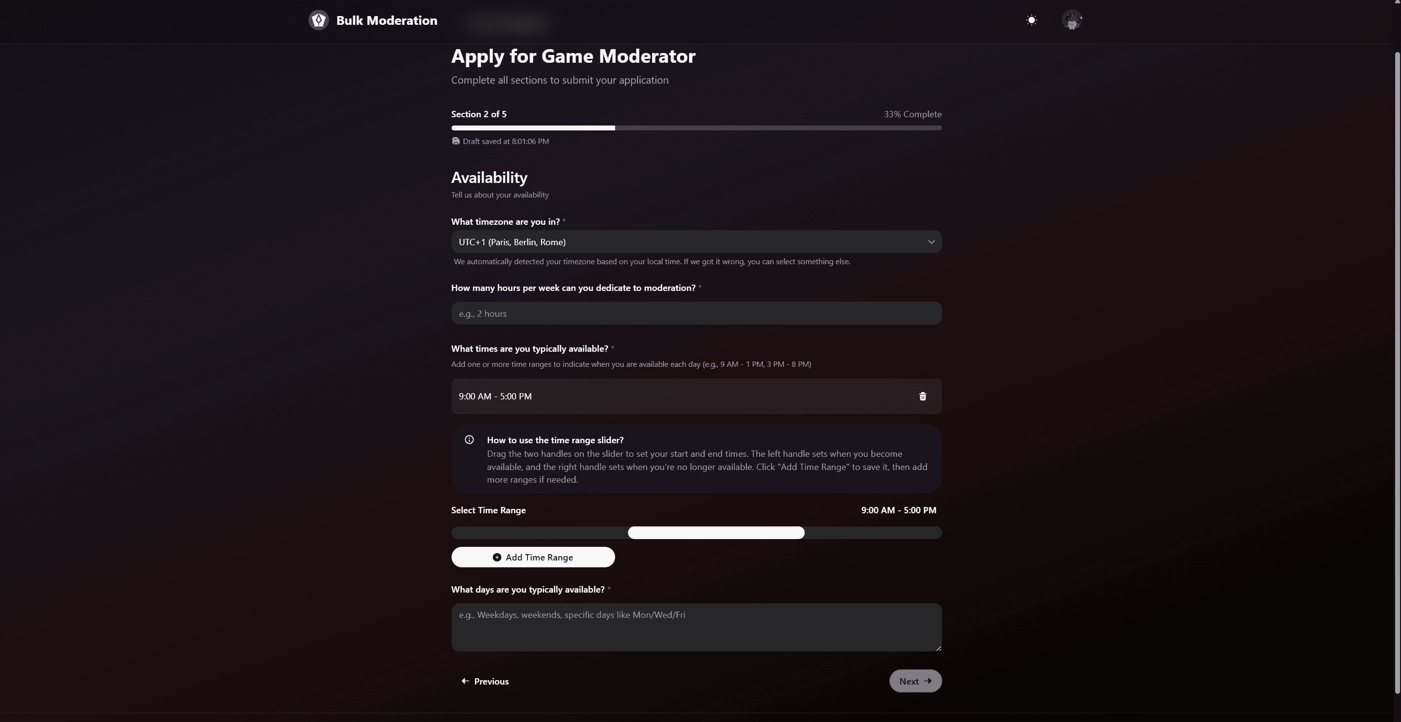 Bulk Moderation Applications screenshot 5